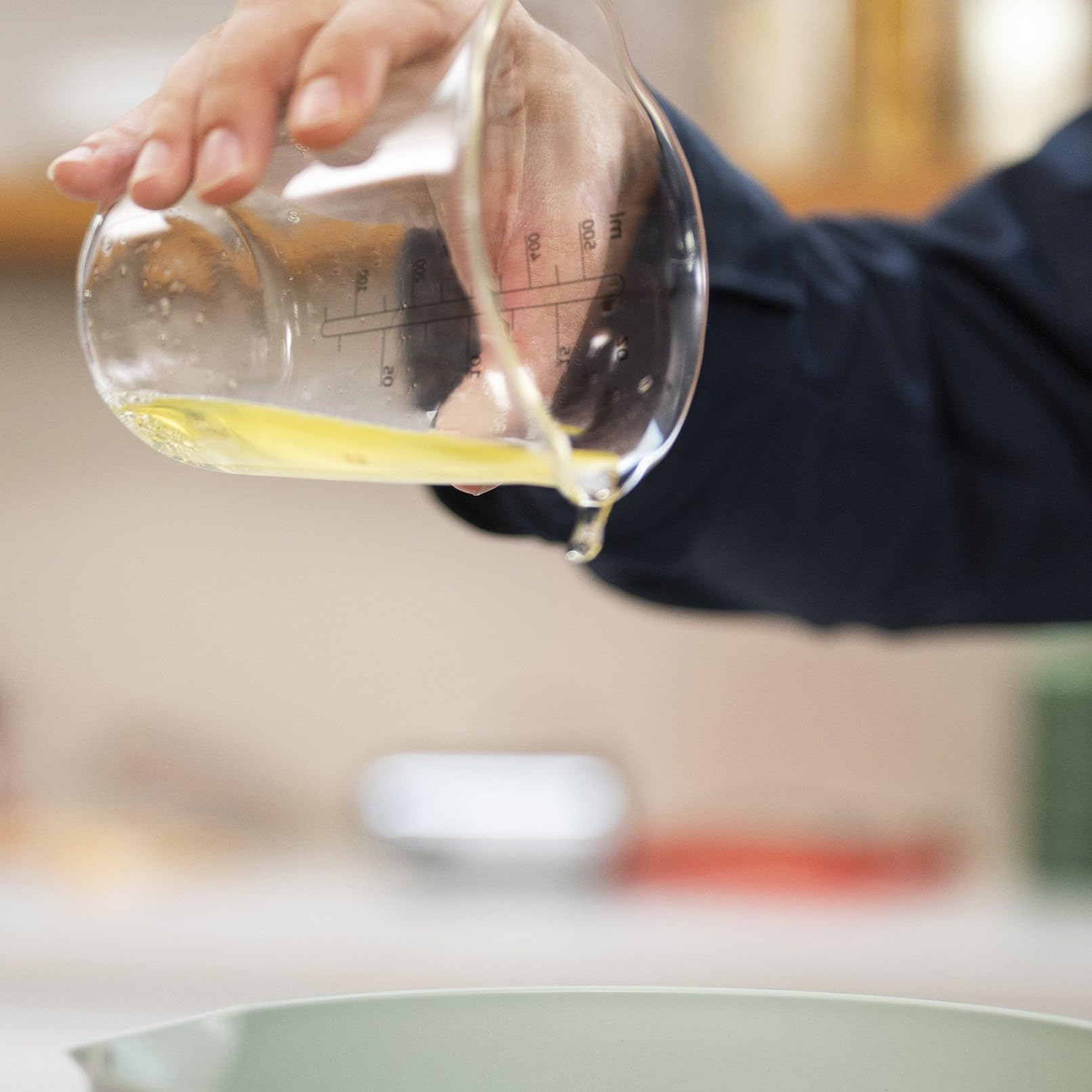 Mepal Szklany Dzbanek z Miarką i Pokrywką Chef it, Łatwa do Odczytania Skala, Bezpieczny w Mikrofalówce i Piekarniku, Nadaje się do Zmywarki, 500 ml, Nordic sage