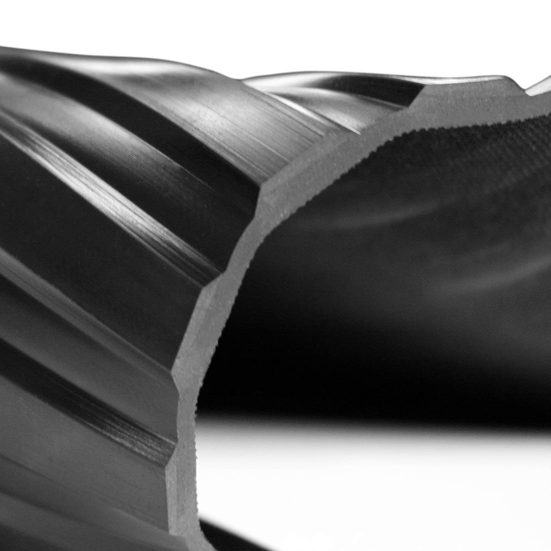 4m² Leistenmatte, 1,00 x 4,00 m, Stärke: 6,0 mm, Schwarz