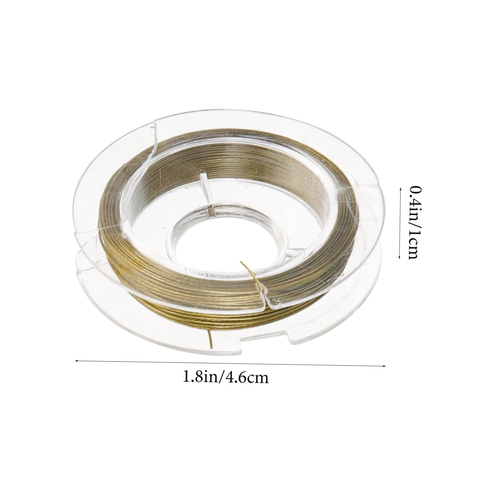 4 Set Filo di acciaio per perline filo di rame per copricapo di gioielli fatti a mano filo per scultura pieghevole filo di perline resistente all'usura kit hair charms hair jewelry