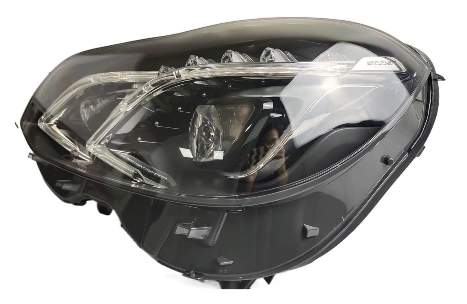Akcesoria samochodowe lampa LED 2015-2018 kompatybilna z Mercedes Benz E klasa W212 212 reflektor oryginalny montaż reflektorów systemy oświetlenia samochodowego(Left with module)
