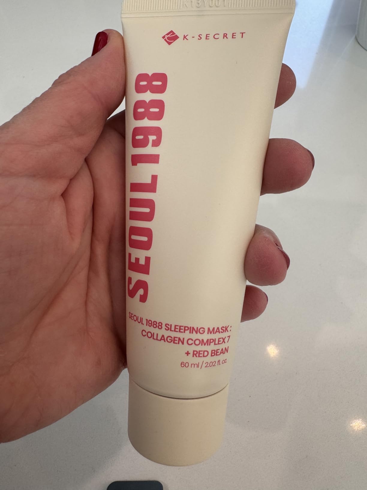 K-SECRET SEOUL 1988 Collagen Sleeping Mask – Overnight Nourishing Care with 7-Type Collagen Complex | Lightweight Facial Night Cream for Glass Skin | Korean Skincare, 60ml / 2.02 fl oz