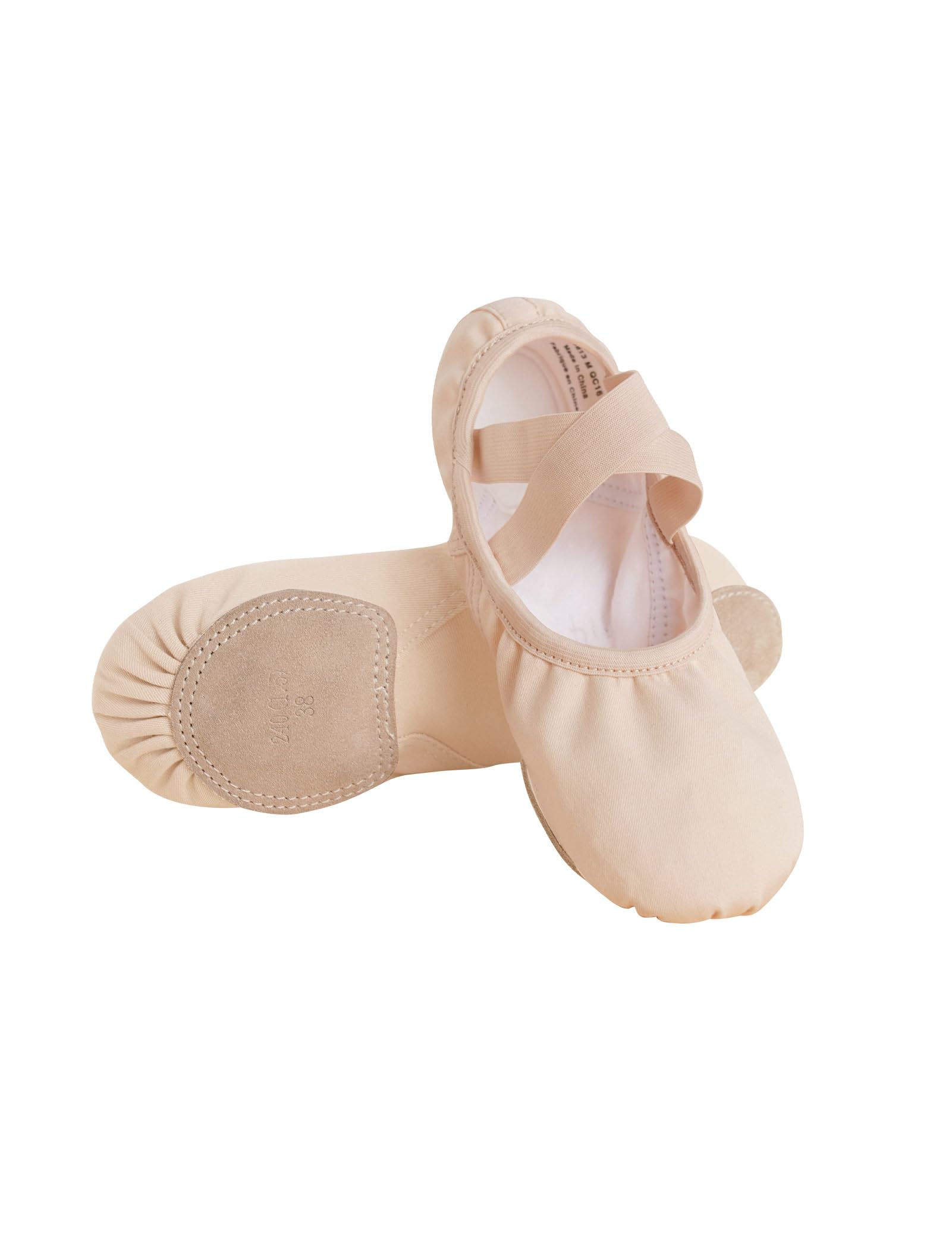 Womens High-Stretch Ballet Shoes Soft Canvas Dance Slippers with Narrow, Medium & Wide Fit | Lightweight, Comfortable & Durable | Perfect for Ballet, Practice & Performance (Size 1 to 13.5)-image-47