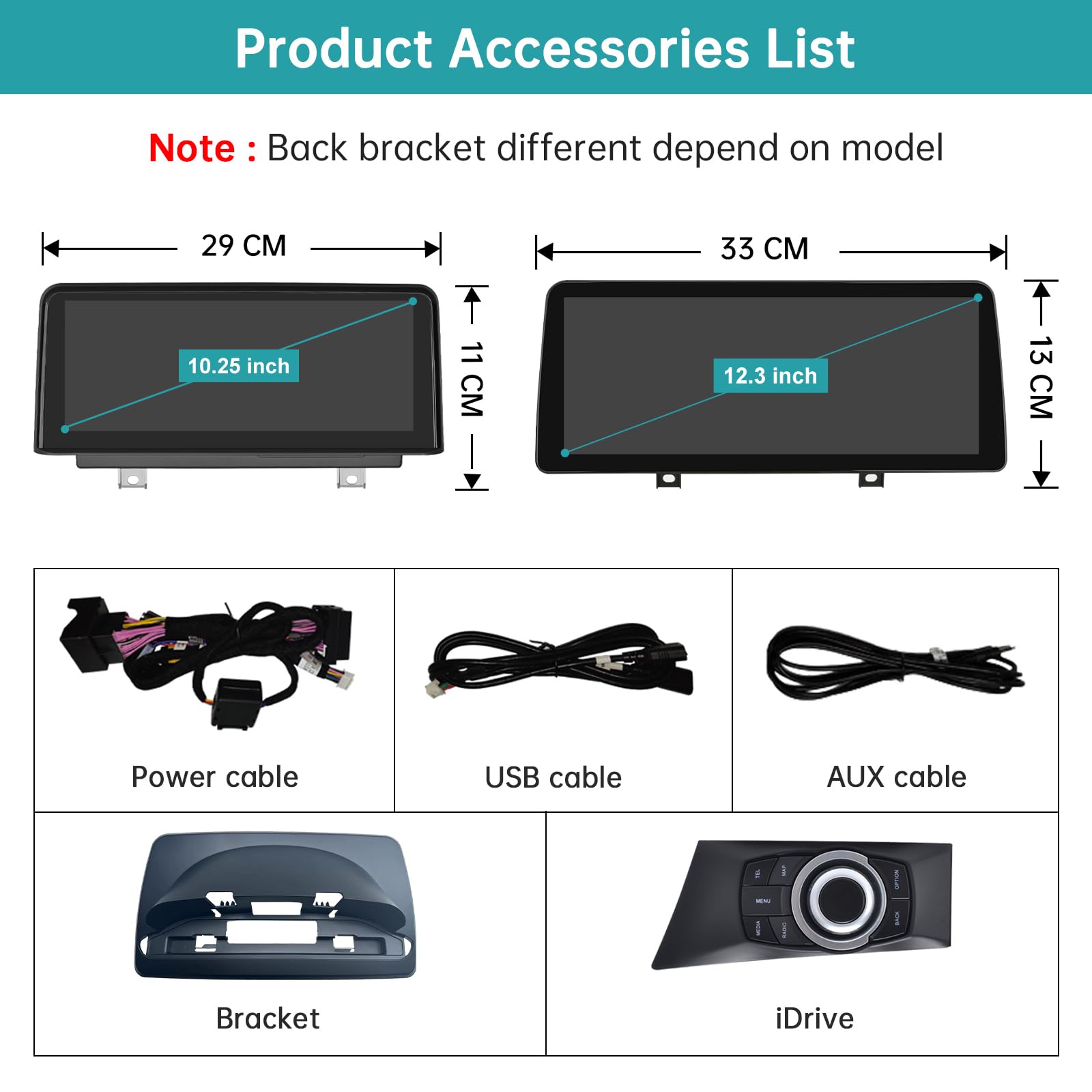 Touchscreen per autoradio da 10,25" per BMW Serie 1 E81/E82/E87/E88 2008-2012 con sistema CIC, supporto Apple CarPlay/Android Auto/Mirrorlink/navigazione, aggiornamento stereo per auto