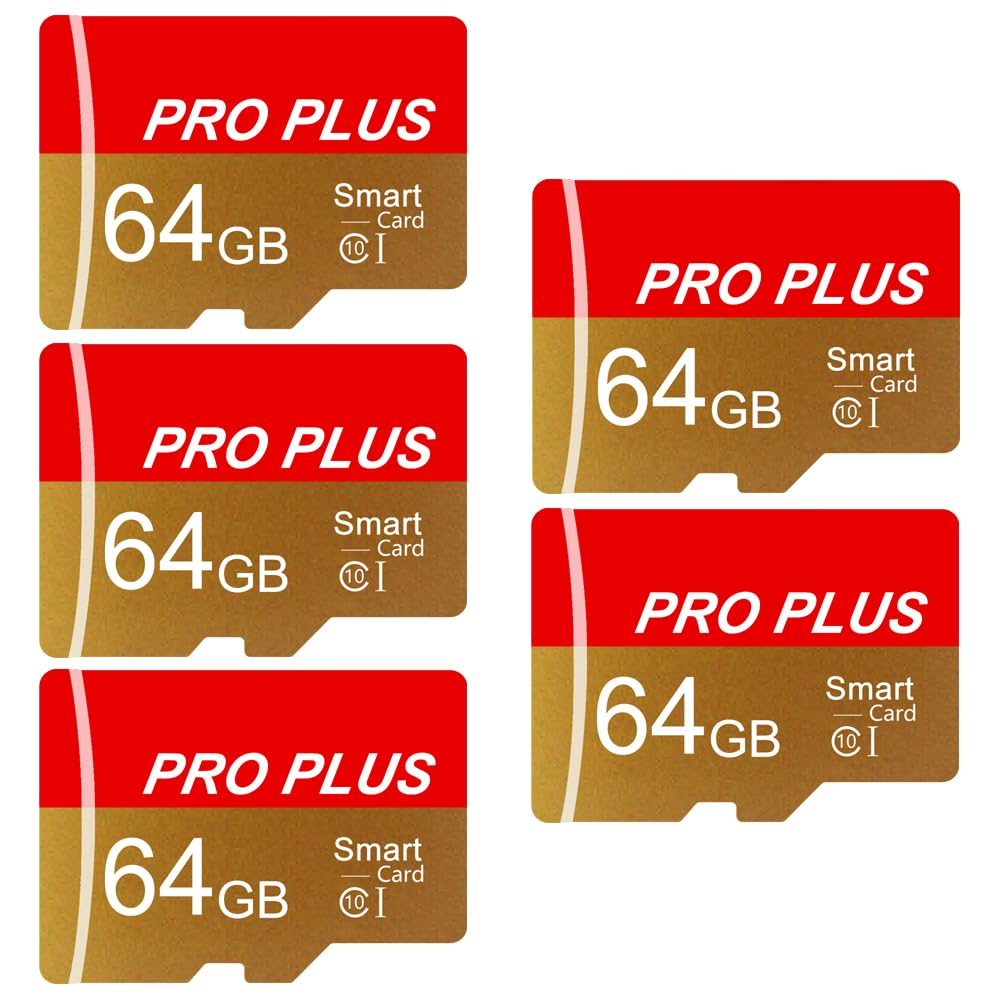 Silicon Power Lot De 5 Cartes Microsd Haute Vitesse 64 Go Avec Adaptateur[u416
