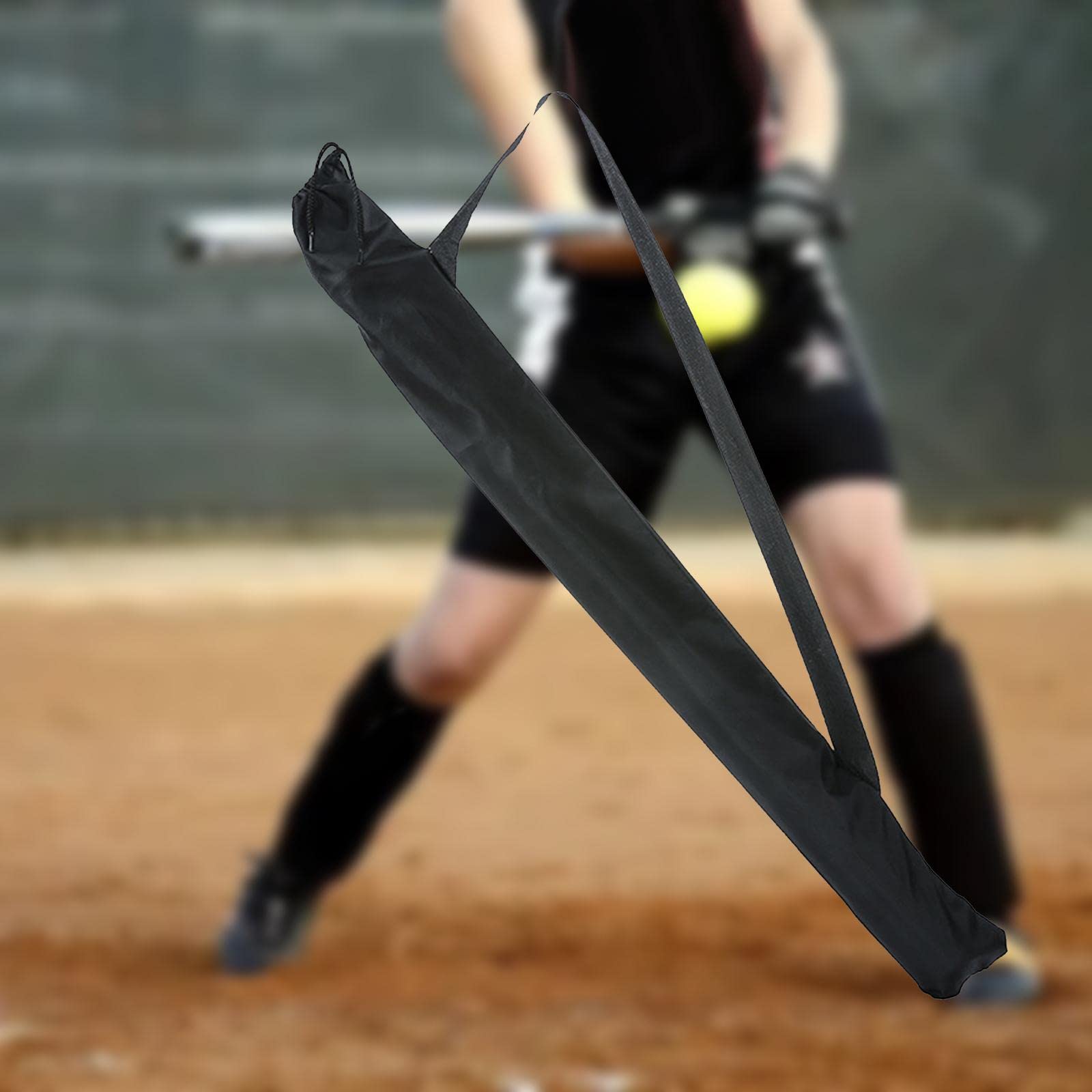 DYNWAVE Baseball Bat Sleeve Softball Sleeve Lightweight Dual Use Wear Resistance Training Protector Bag Equipment Bag for Baseball Lovers Beginner, 75cm