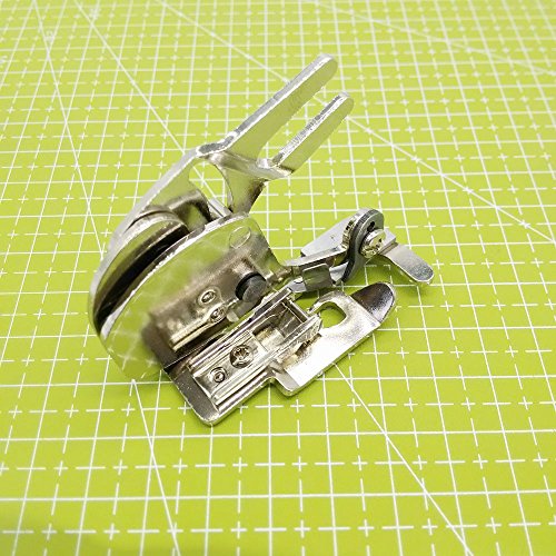 Pie prensa lateral con cortador para máquina de coser miniatura 1