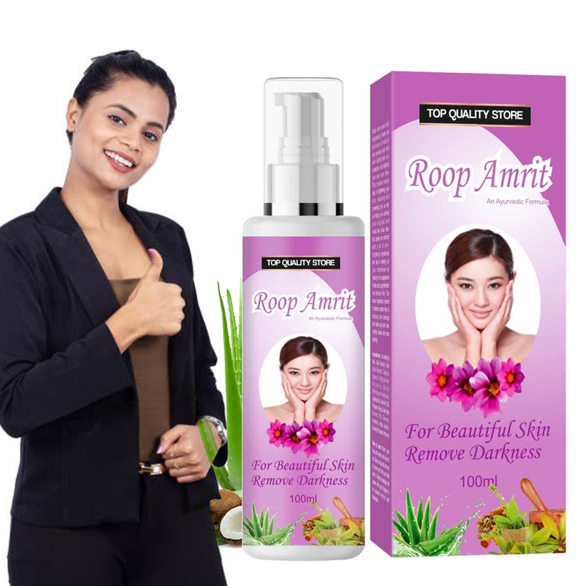 Top Quality Store Roop Amrit Skin Whitening And Brightening Cream For All Skin Types