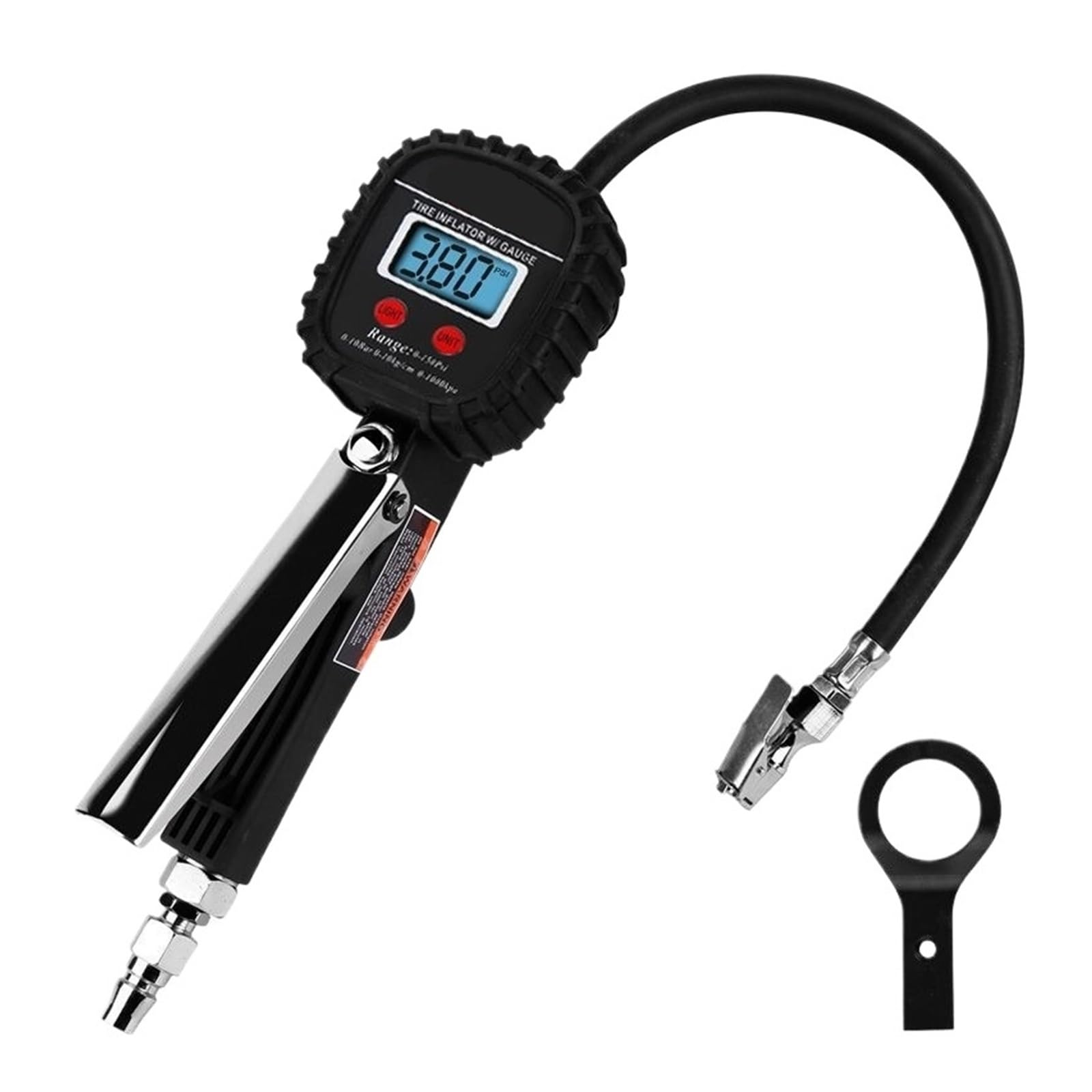 Poahncu One Color Pressure Regulator, Pressure Switch, Digital Car Truck Tire Inflation Gauge, Dial Meter With Lcd Display, Vehicle Tester, Gun Monitoring Tool,For Spray Gun