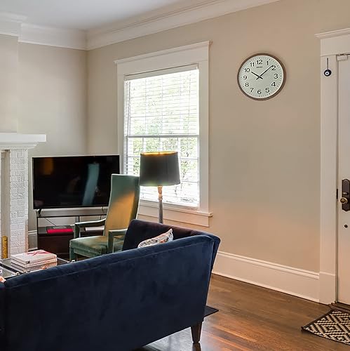 Miniatura 4 de Seiko Reloj de pared Ukan de 16 pulgadas, marrón