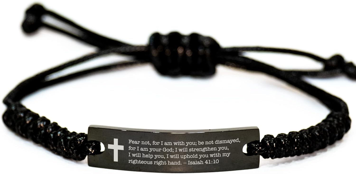 Bible Verse Bracelet - Christian Jewelry, Religious Gift, Christ Jesus Bracelet, Blessed Christian Gift