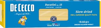De Cecco Bucatini No. 15 Pasta, 16 Oz