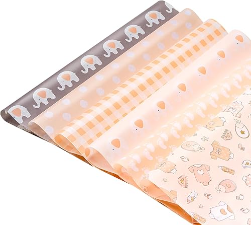 Miniatura 6 de MAYPLUSS Papel de seda para envolver  90 hojas  Diseño de niña  13.7 pulgadas x 19.7 pulgadas por hoja