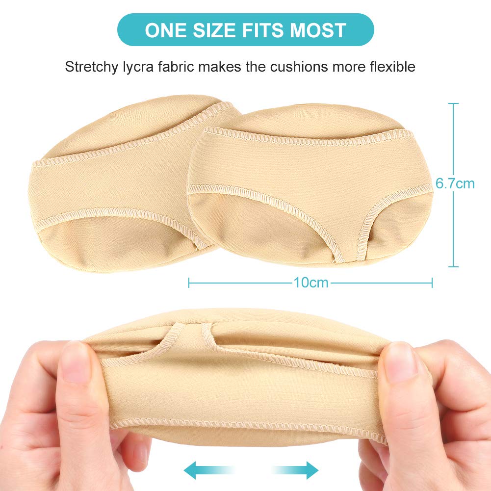 Metatarsal Pads with Gel Cushion, Lightweight Forefoot Pads for Men and