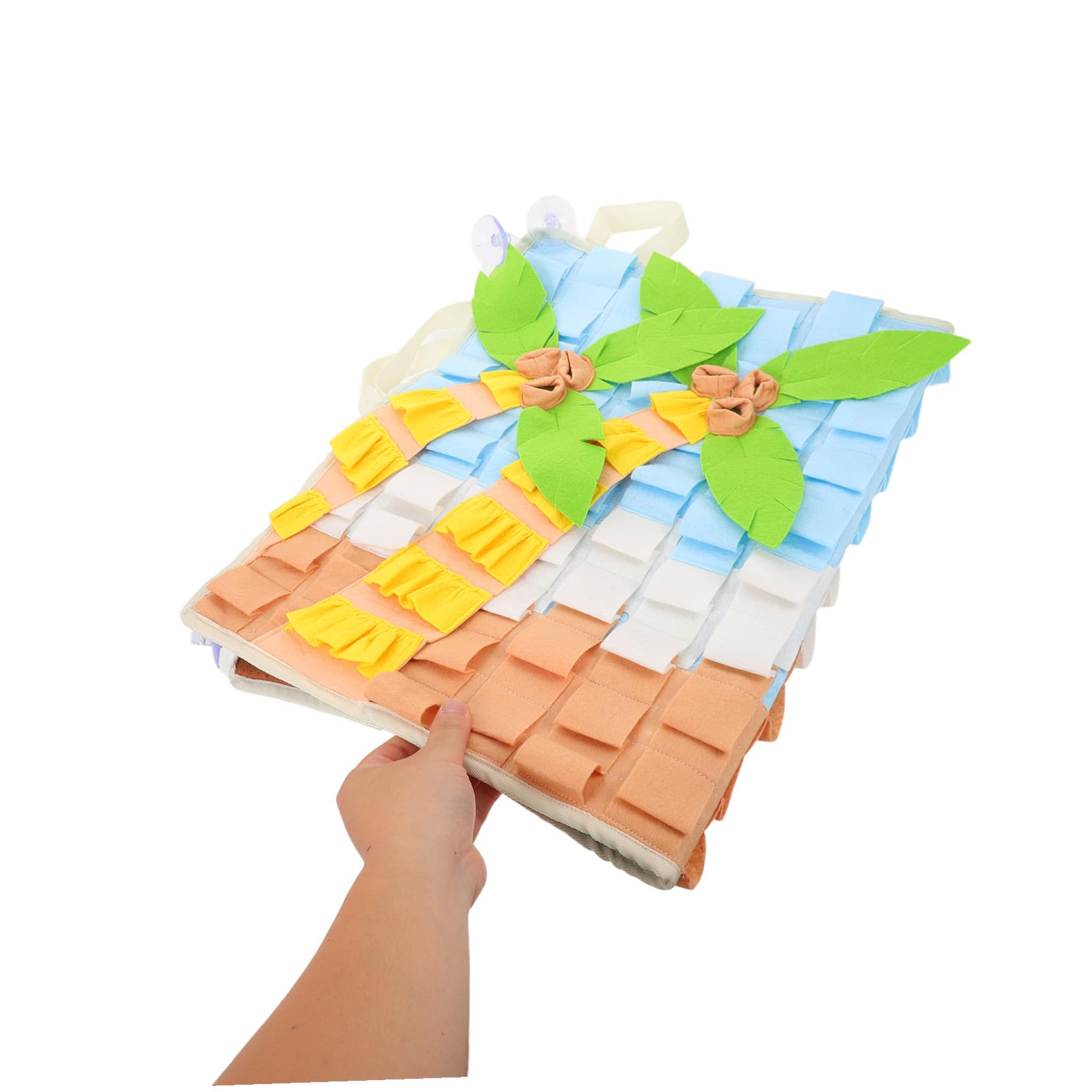 WOONEKY Tapis de Fouille pour Chien Tapis Alimentation Interactive Jeu de Nourriture pour Chiens Olfactif