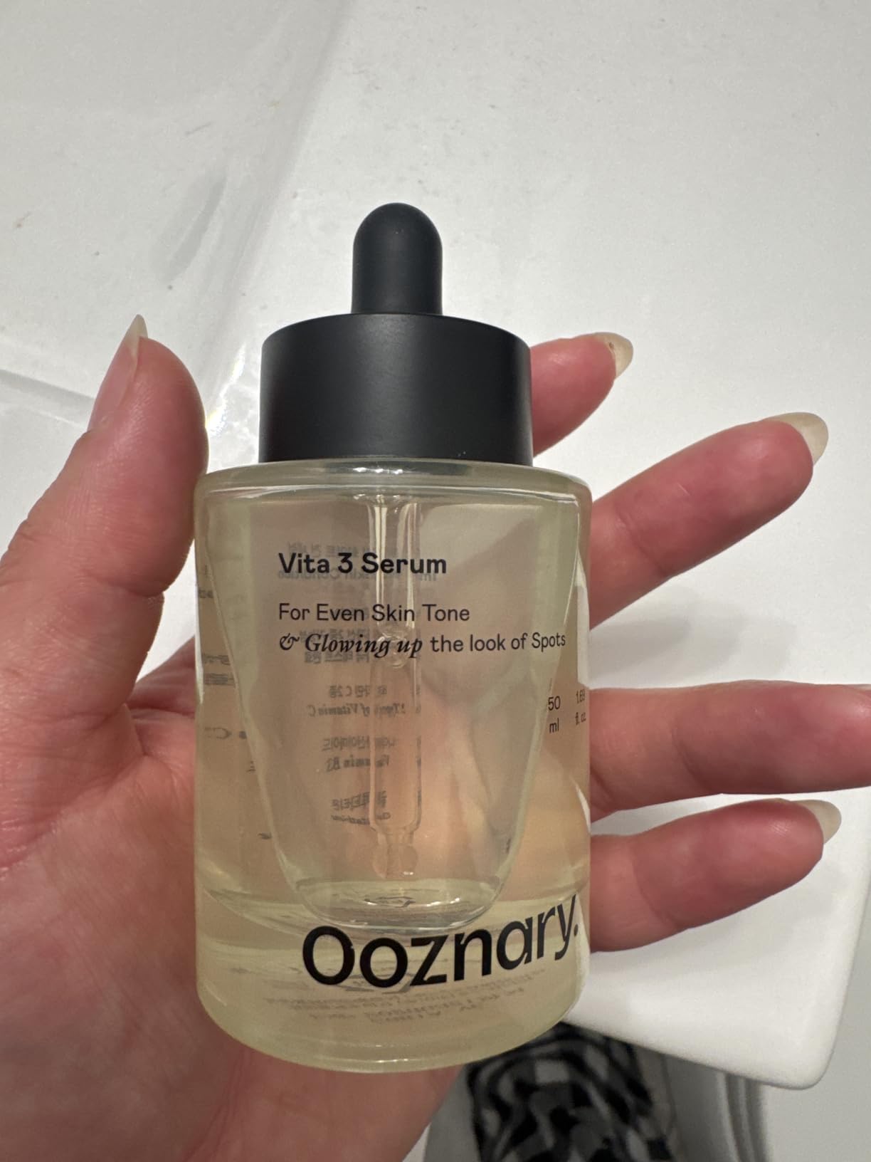 OOZNARY Vita 3 Serum with Vitamin C Derivatives and Niacinamide plus Glutathione for Uneven Skin Tone & Dull Skin | Korean Skin care | 1.69 fl.oz 50ml