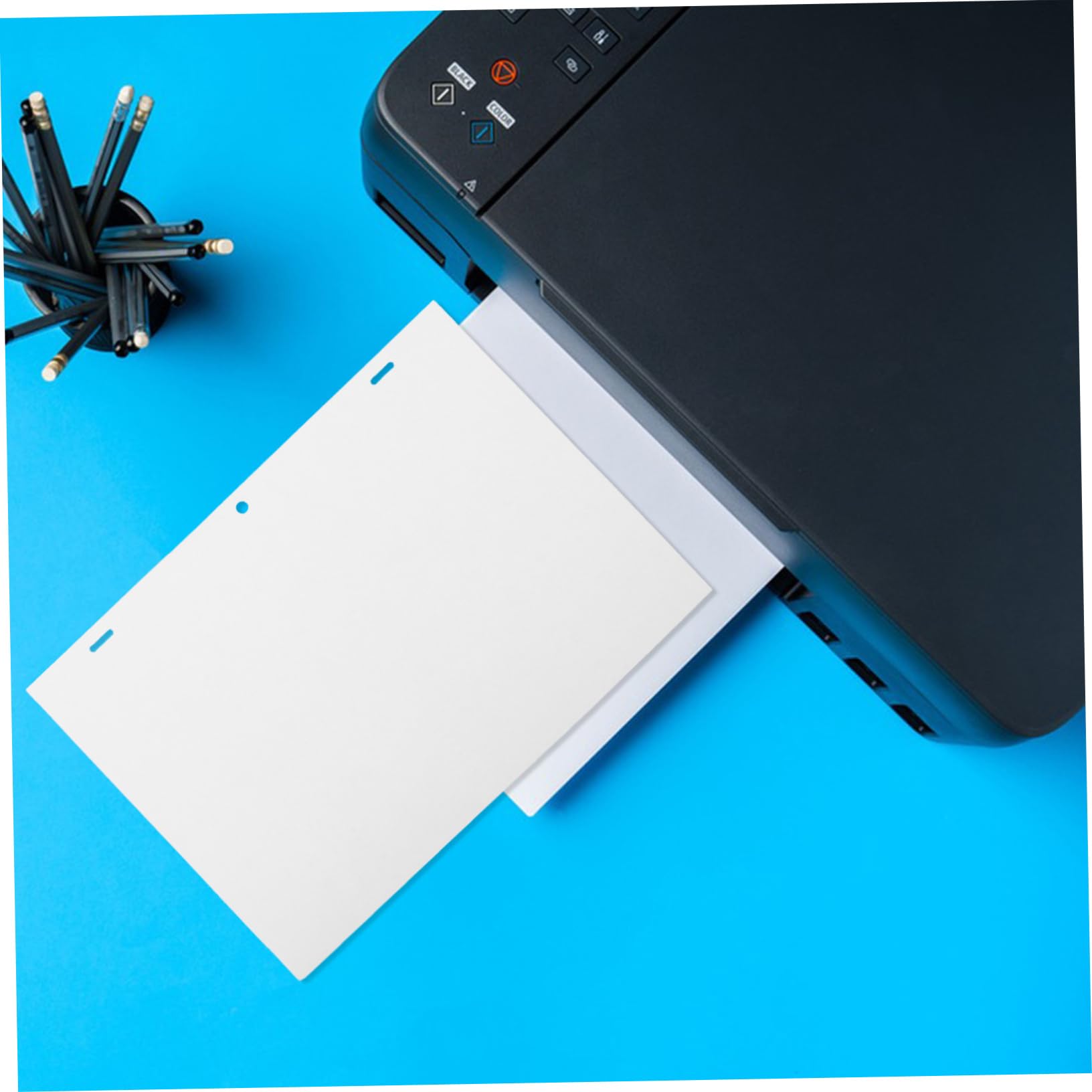 DOITOOL Lot de 200 Papiers à Dessin Blancs pour Animation, Papier à Croquis Facile à Écrire, pour Étudiants en École et Graffiti
