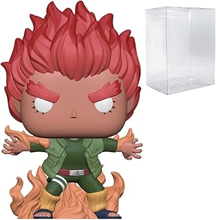 POP Naruto Shippuden - Might Guy (Eight Inner Gates) Funko Vinyl Figure (Bundled with Compatible Box Protector Case), Multicolor, 3.75