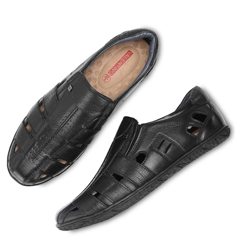 VALENTINO Leather Mens Slip-On Casual Walker/Sandal | Black | Size-9 (B0D3F82NY7) Amazon Price History, Amazon Price Tracker