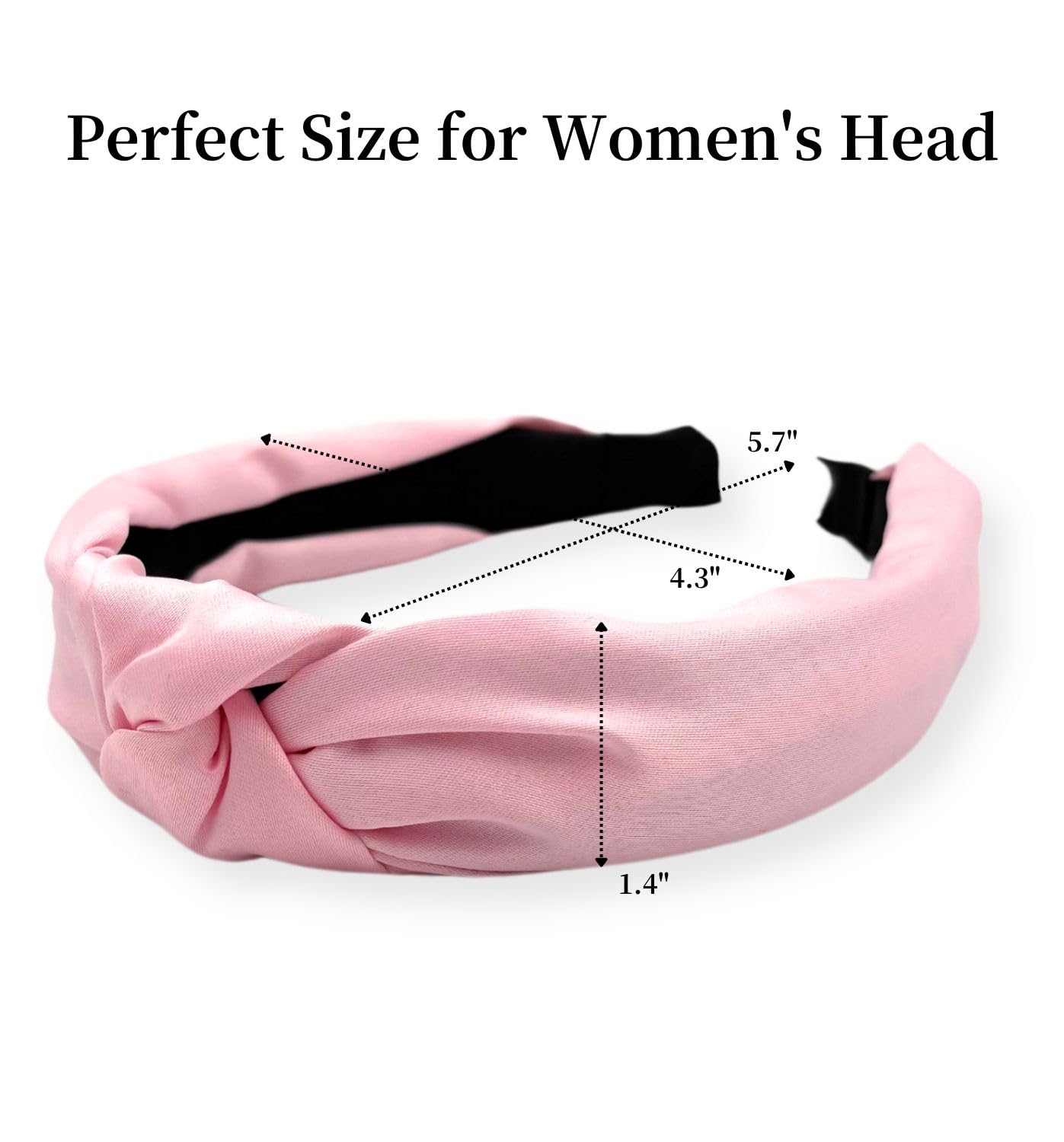 1pc Stylish Knotted Headband 1PC Wide Headbands for Women, 7 main image 2