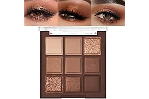 Rose Gold Dark Brown Eyeshadow Palette