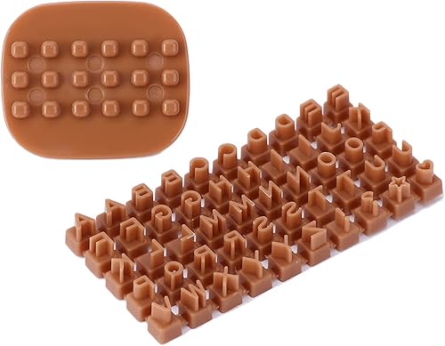 Sello de letras de arcilla, sellos de cerámica para arcilla polimérica, alfabeto número, letra, herramienta de fabricación de manualidades para