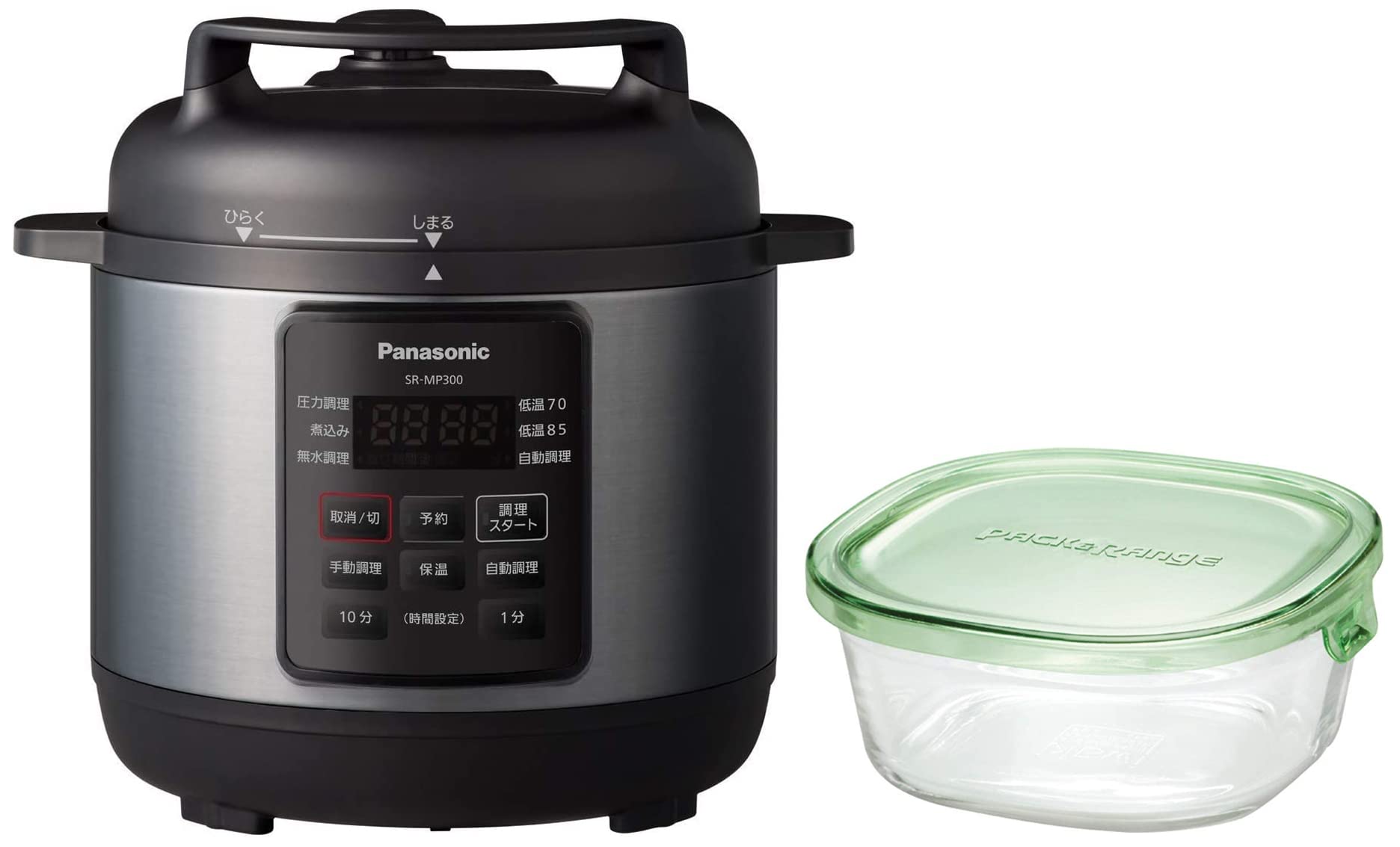 Amazon | パナソニック 電気圧力鍋 3L(満水容量3L/調理容量2L) 自動  