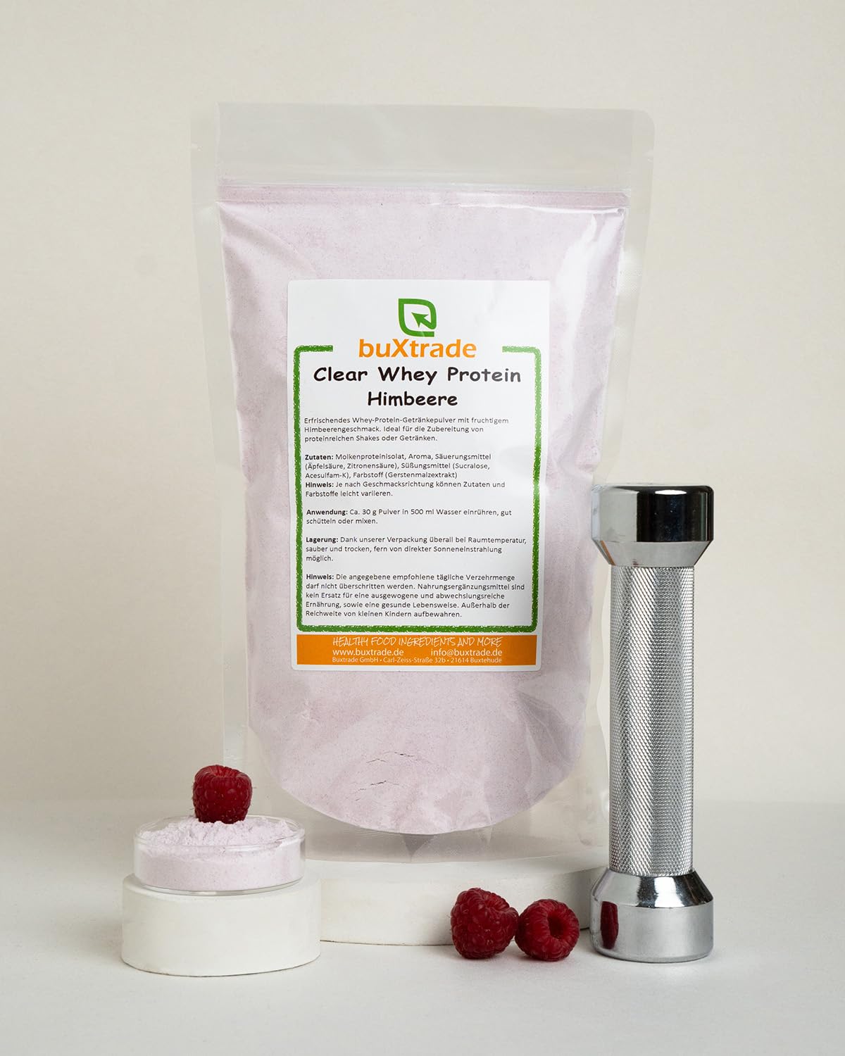 10x 1 kg Clear Whey Protein Himbeere | Whey | Einweiß | Himbeere | Getränk