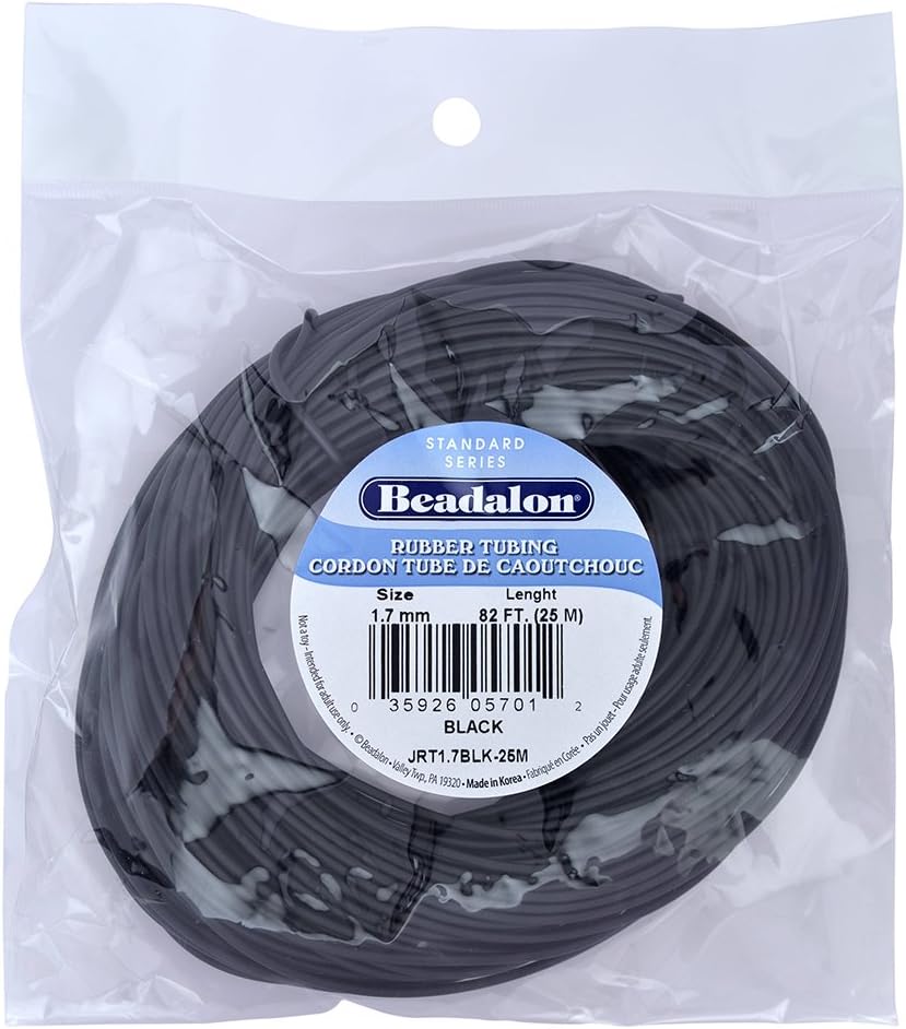beadalon elasticity zwart 0.5 mm - draad