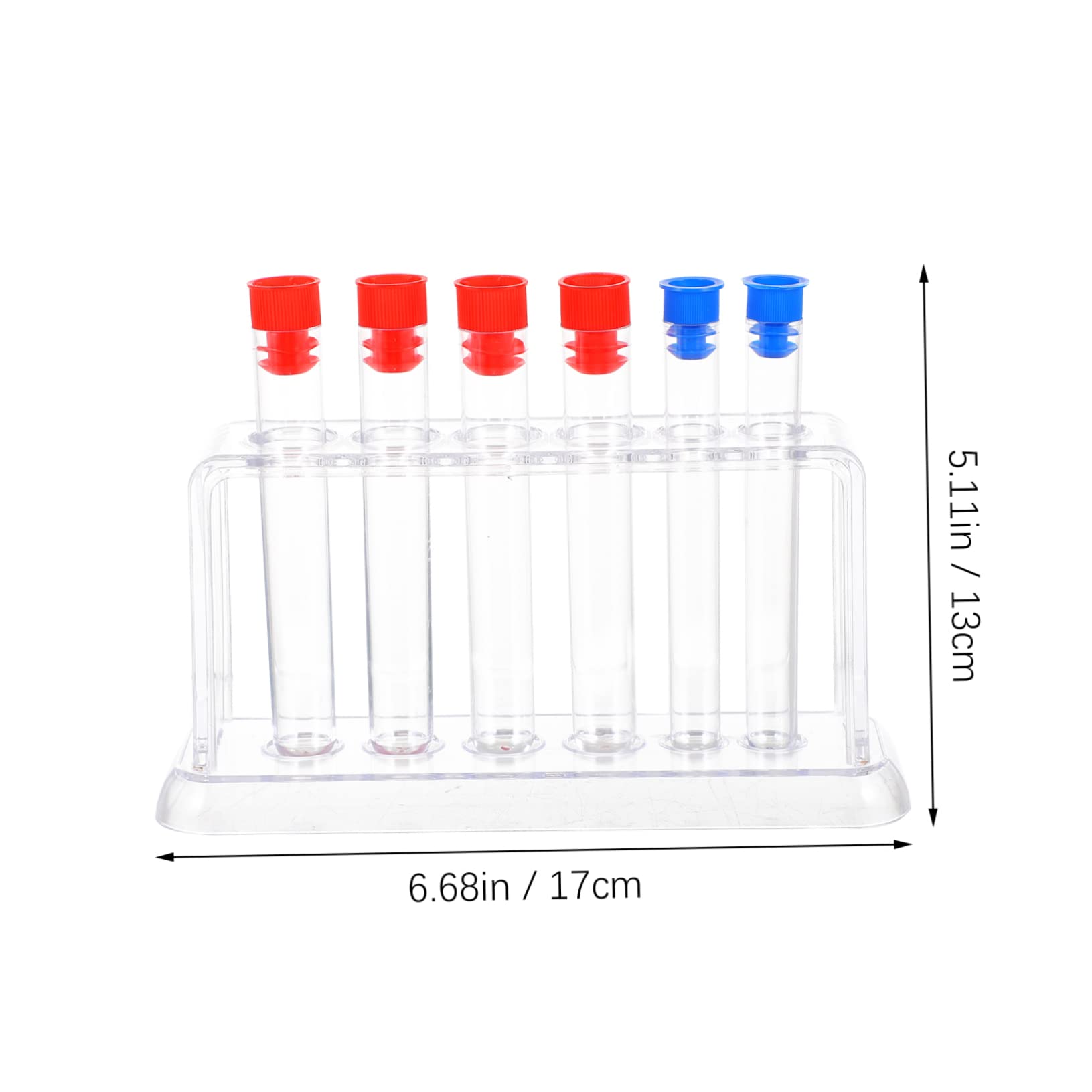 CIYODO Science Lab Equipment Plastic Test Tube Holder Laboratory Stand Kit Test Tube Rack 1 Set Random