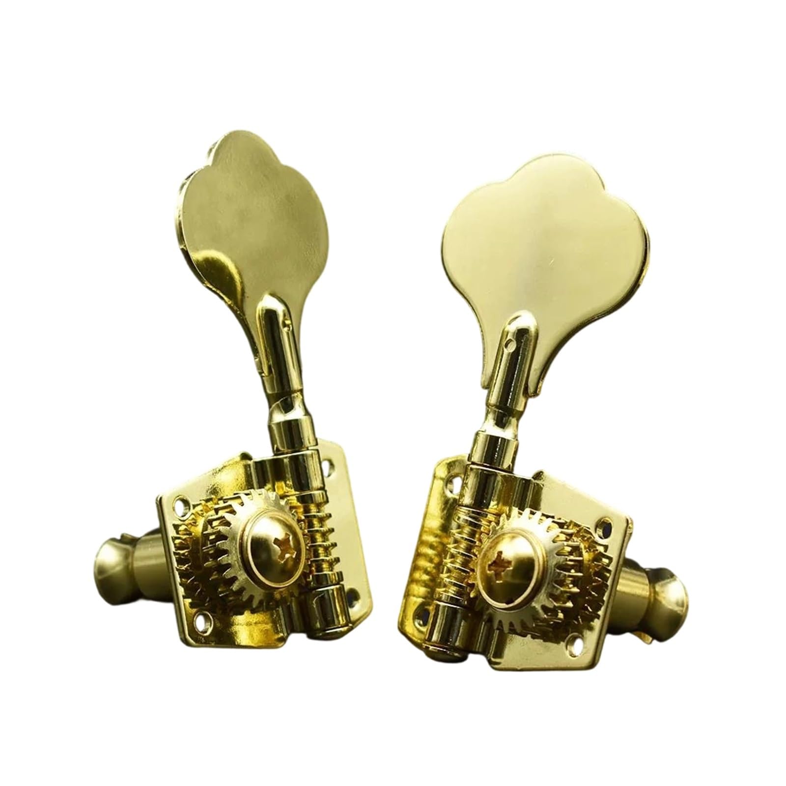 Profesjonalny Pokrętło Do Strojenia Gitary Pokrętła/tunery Do Strojenia Basów Open Gear Do Gitar Elektrycznych I Basów Jazzowych(Gold 1pcs L)