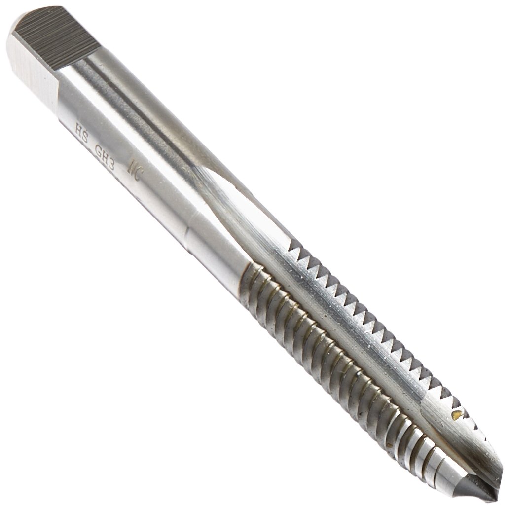 Kodiak Cutting Tools KTC208195 USA Made Spiral Point Plug Tap, 2 Flute, 5/16" Diameter x 18 TPI, Ground Threads, High Speed Steel, 5/16-18 Size