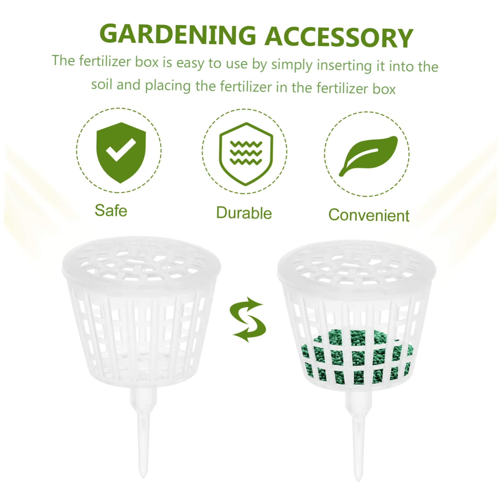 4 ensembles Boîte À Engrais Outil De Fertilisation Pour Bonsaï Accessoires De Jardinage Fournitures De Jardinage D'Intérieur Conteneur De Fertilisation 30 pièces * 4