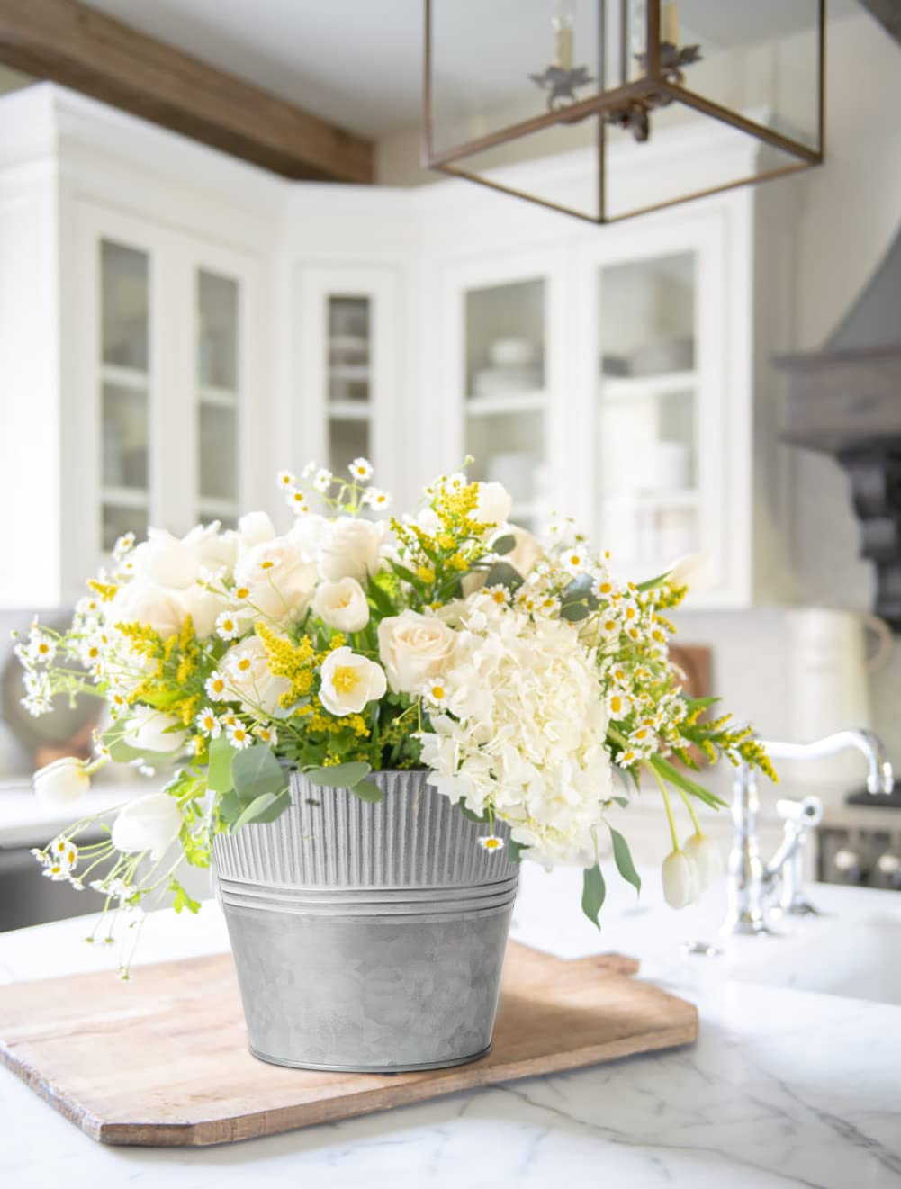 Harrod Southwold Ronde Plantenbak – Handgeëtst Staal - De Wiltfang