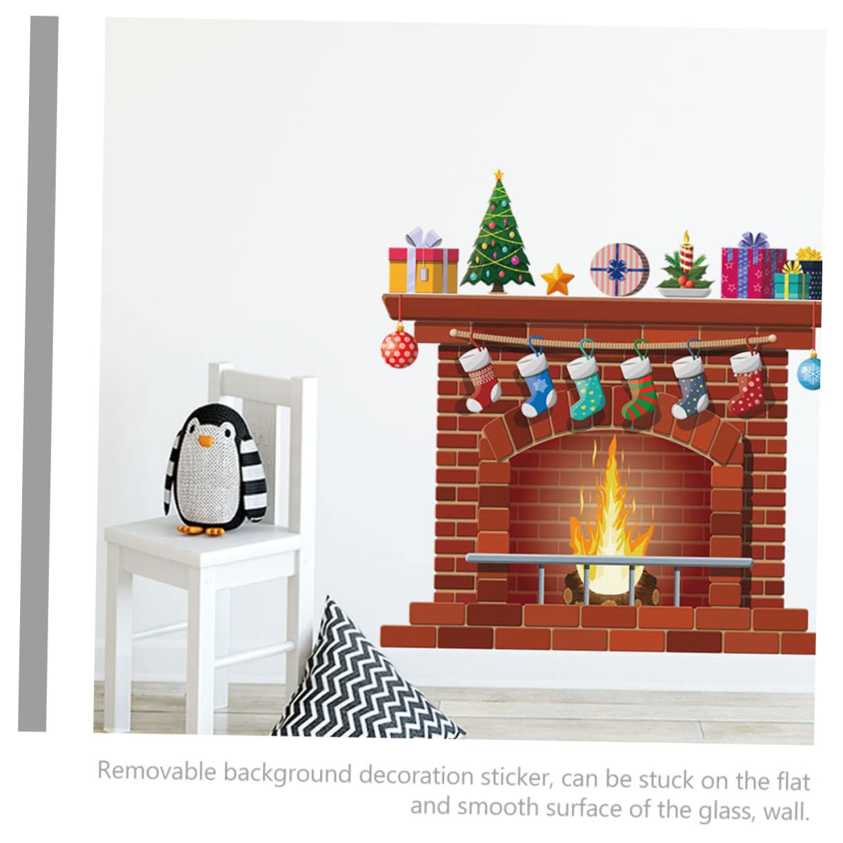 Alipis 5sets Adesivi Natalizi Per Decorazioni Festive Stickers Per e Vetrine e Facile Applicare