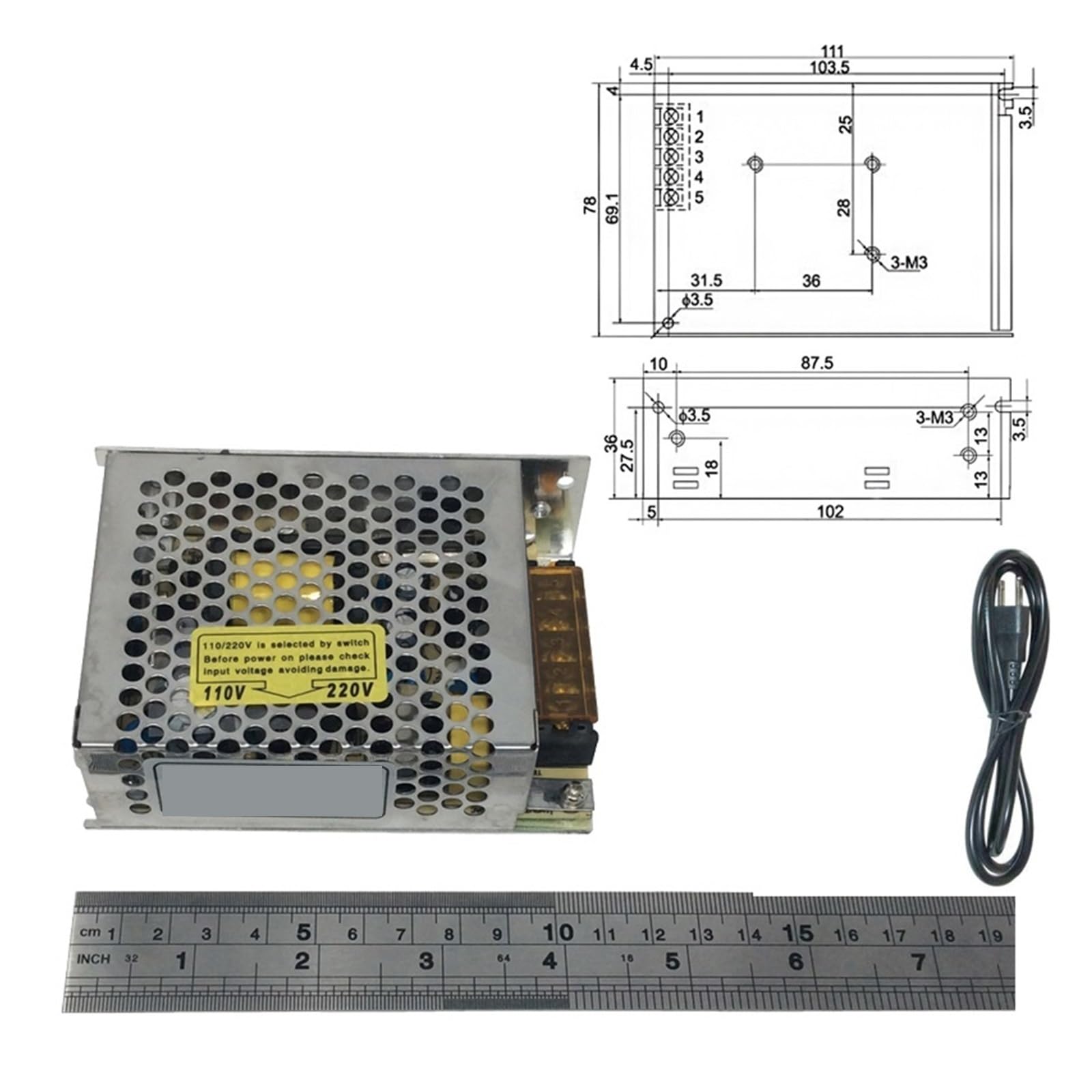 Actuador Lineal, Conjunto de Motor eléctrico 12V y 24V CC, conjunto Actuador lineal ciclo alternativo diseño DIY(8rpm,12V Motor Kit)
