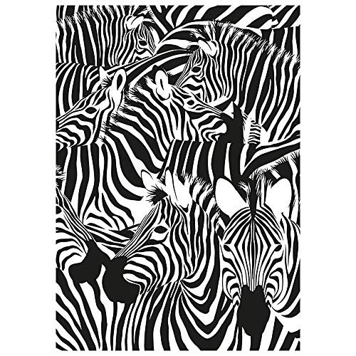 Artemio 40 Sheets of A4 Safari Scrapbook Paper, Weiss/Opulenter Garten - Image 2
