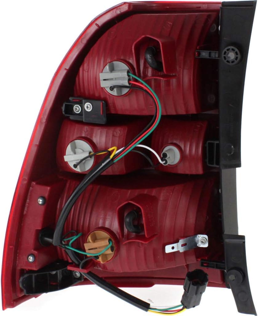 CarLights360: For 2005-2010 Kia Sportage Tail Light Assembly Passenger Side w/Bulbs - CAPA Certified Replacement for KI2801127 | 92402 1F021, 92402 1F020