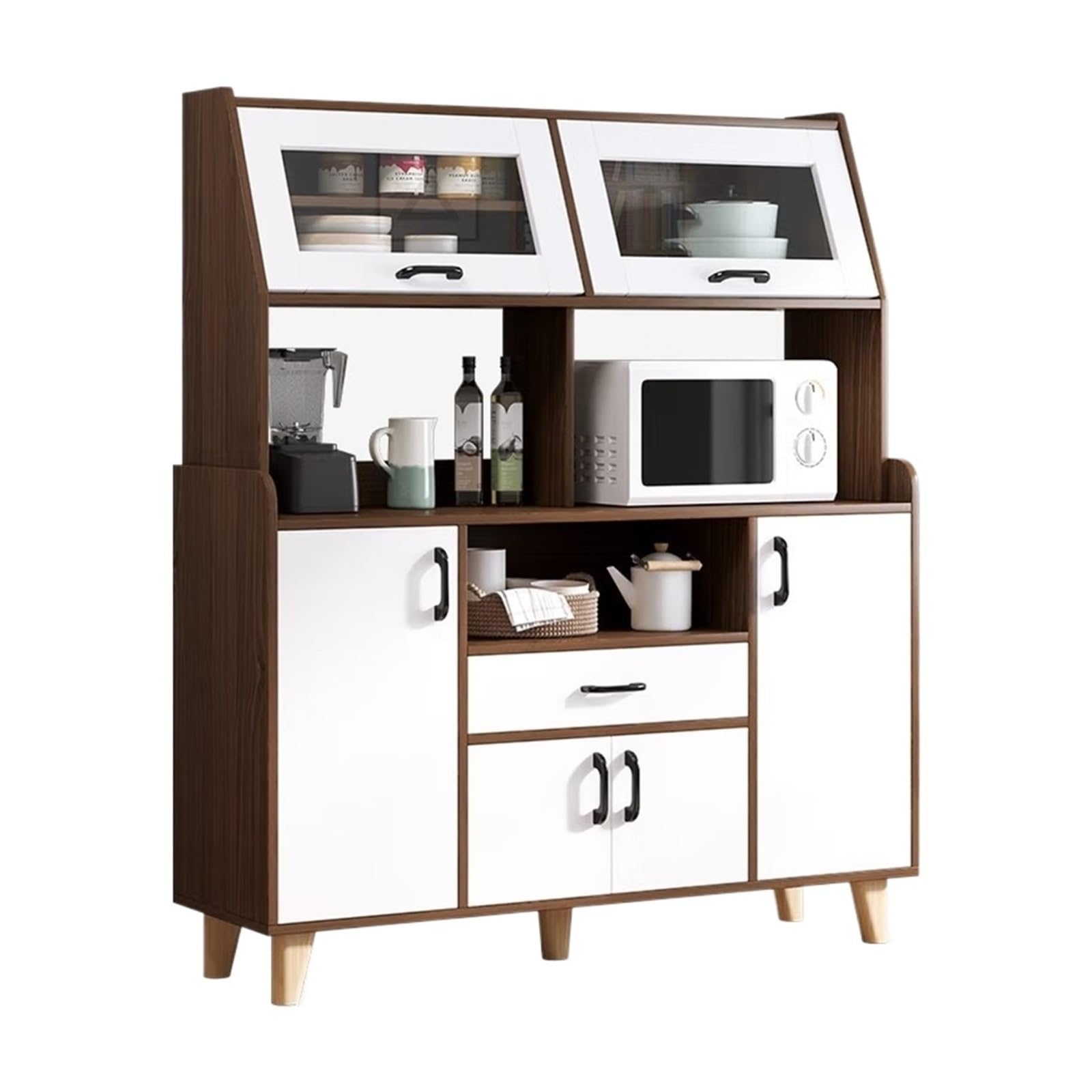Schrank Sideboard Wohnzimmer Einfacher Teeschrank Küche Aufbewahrungschrank Haushaltsspeicher Locker Komode
