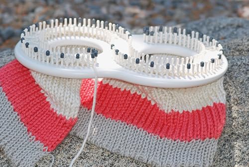 Image of Authentic Knitting Board Afghan Knitting Loom for Blankets, Loom Knitting Blankets, S Shaped Loom