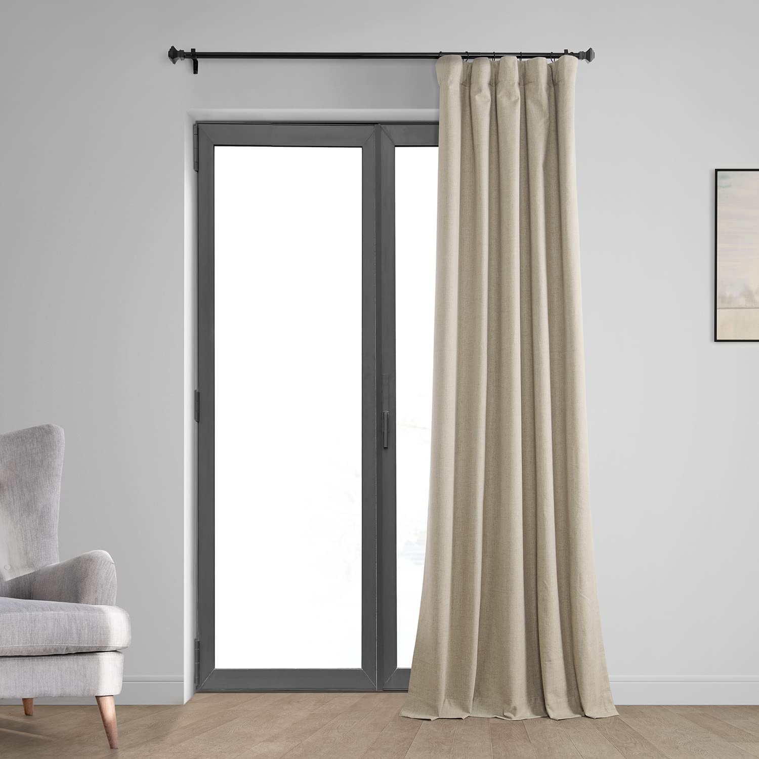 HPD Half Price Drapes Tende oscuranti in finta seta per decorazione della stanza, stile vintage, testurizzate (1 pannello), PDCH-KBS36BO-120, bollitore rame