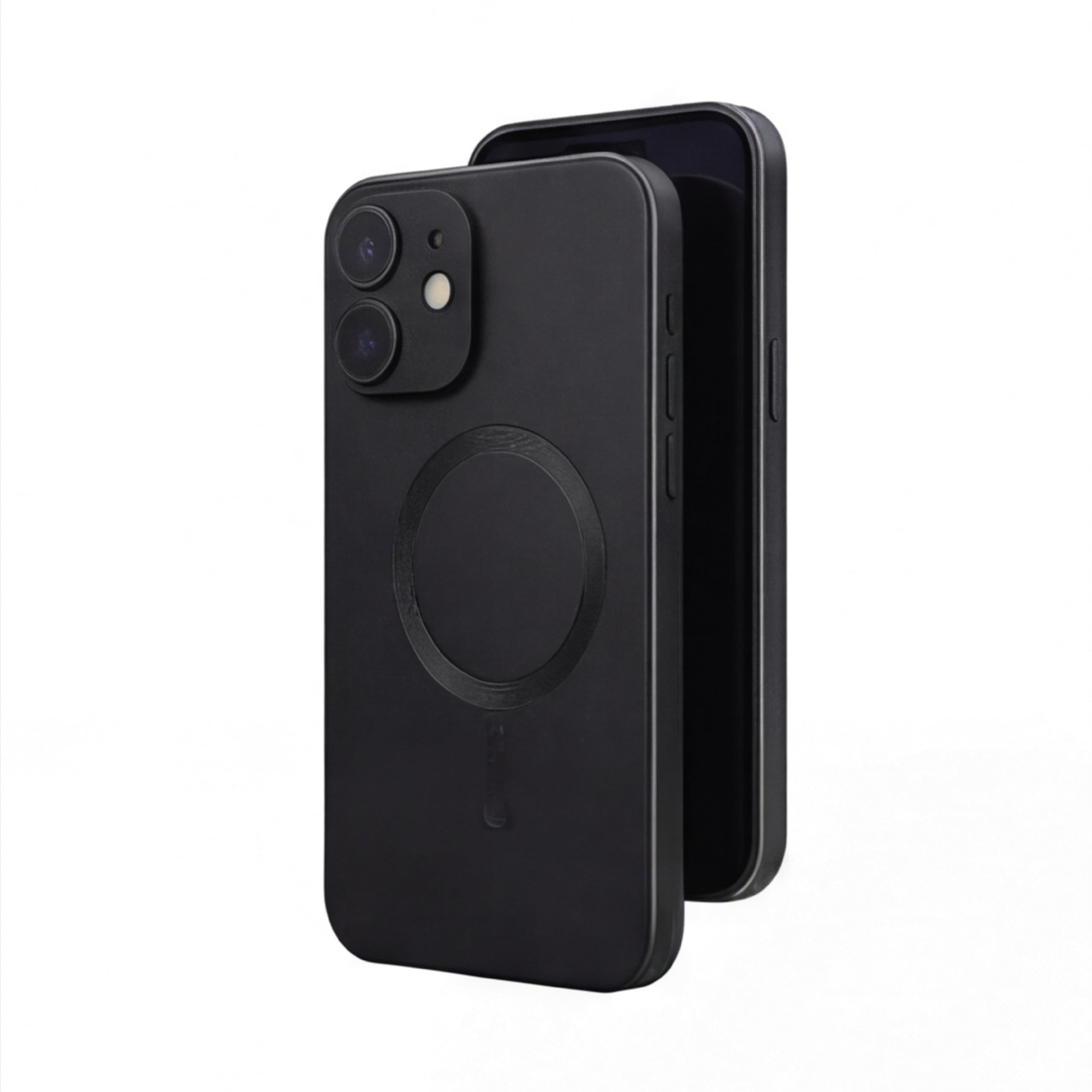 amazon basics Premium Mag-Safe Case for iPhone 11 | Shockproof & Anti-Scratch Cover | Soft Silicone with Wireless Charging | Camera Lens Guard - Black-image-32
