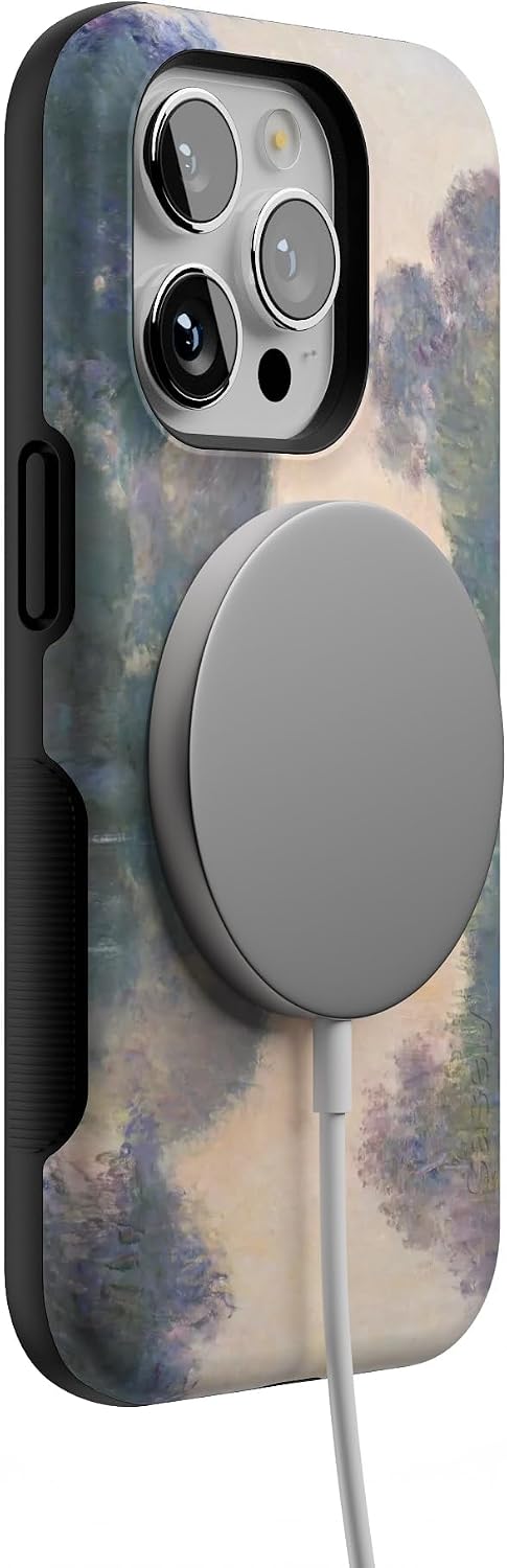 Casely iPhone 14 Pro Case | Monet's Morning | The Met Museum | Bold Protective Design | Compatible with MagSafe