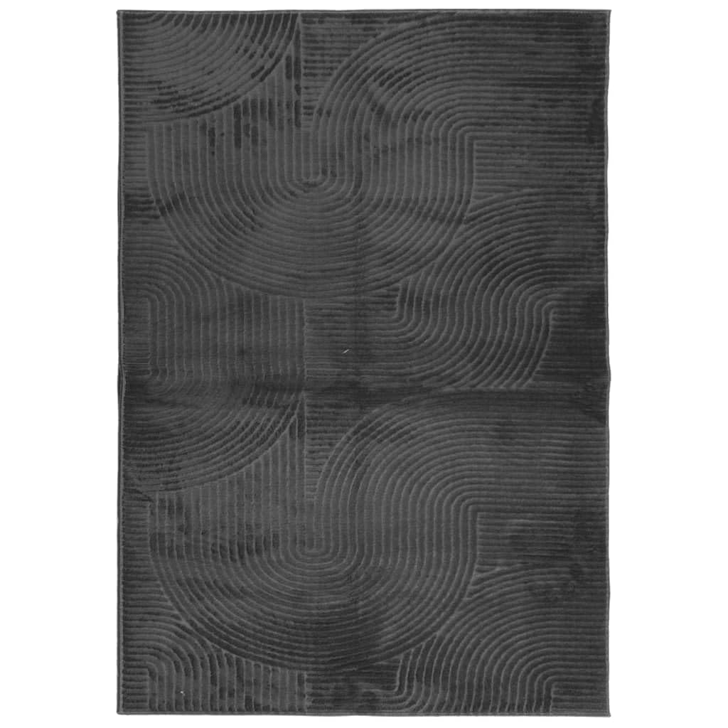 Tapis IZA Poils Courts Style scandinave Anthracite 120x170 cm,Maison & Jardin,Décorations,Tapis,3.85 kg-375428