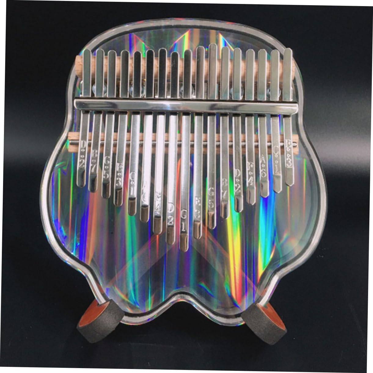 Kalimba Strumento Musicale 17 Tasti Acrilico Pianoforte A Pollice Per Principianti Dito Forniture Musicali Leggero Portatile