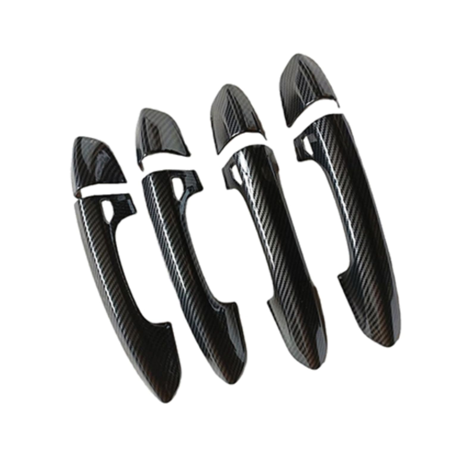 Couverture de poignée en fibre de carbone pour Ford Edge MK2 protège des rayures