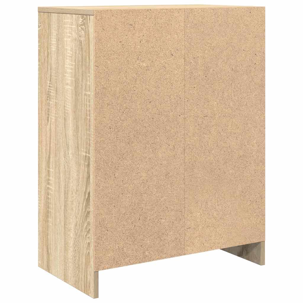 vidaXL Komoda Sonoma Oak 57x34x76 cm Drewno klejone