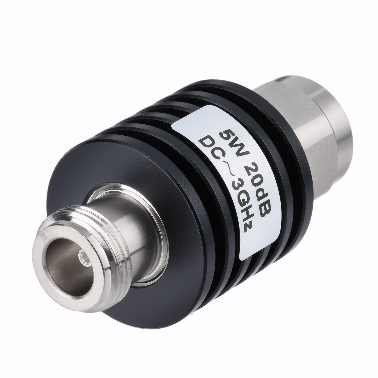 Bingfu Attenuatore RF Tipo N 5W, DC-3GHz, 1-20dB ±0.5dB di Precisione, 50 Ohm Coassiale - per Condizionamento del Segnale e Test