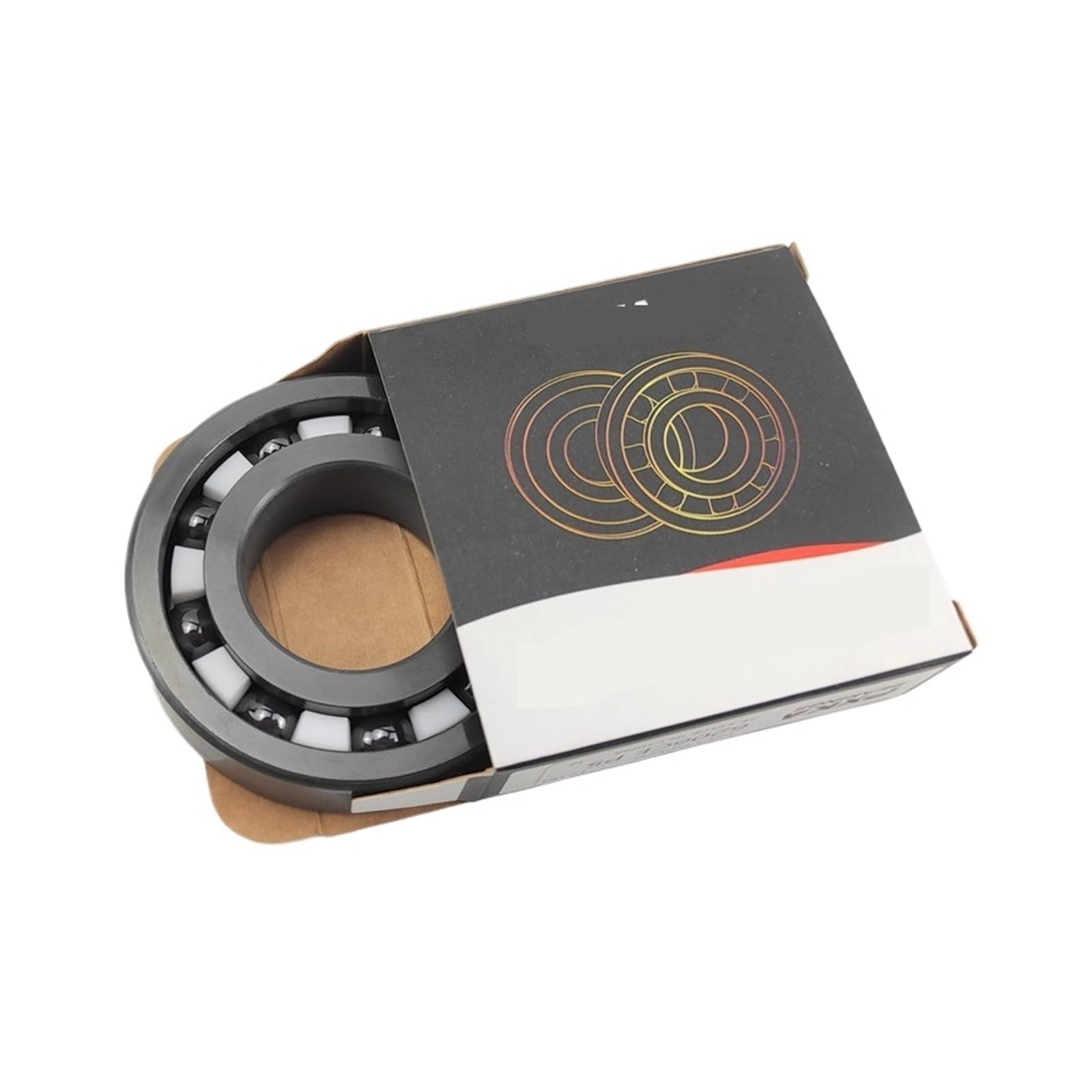 Roulements entièrement en céramique Palier en nitrure de silicium tout céramique (1 pièce) 6200 6201 6202 6203 6204 6205 6206 Haute précision(6200 10x30x9)