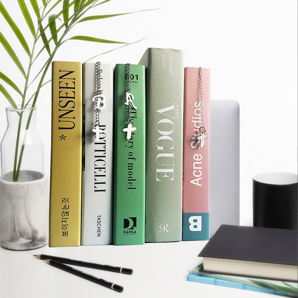 Marcapáginas de la Biblia con letras religiosas cristianas para mujeres, adolescentes, regalos de bautismo para amantes de los libros, cumpleaños, Pascua, Navidad, regalos basados en la fe, rellenos