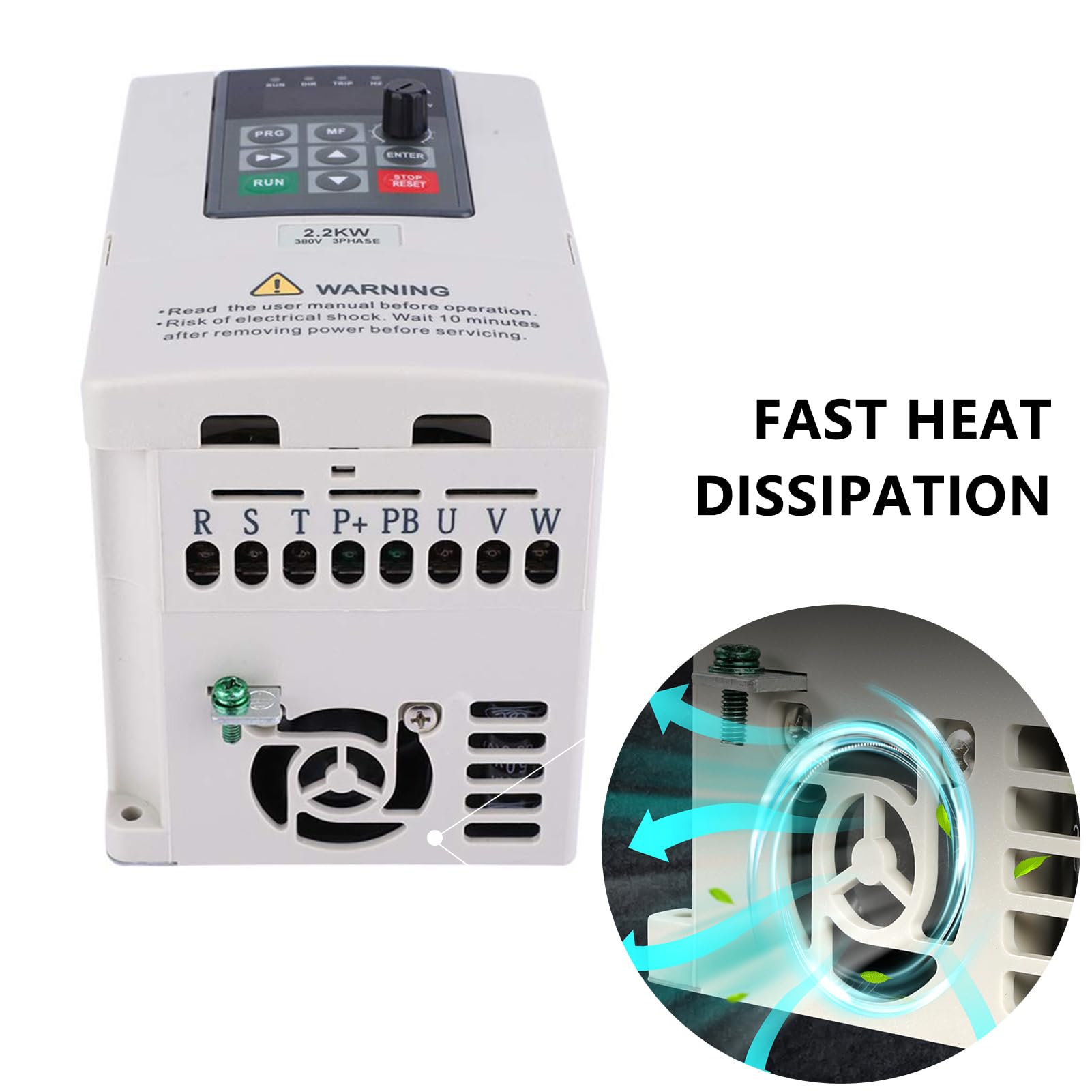 Entrata 220 Uscita 380,2.2kW Variatore di Velocita Motore Ingresso Monofase 220V Uscita Trifase 380V VFD Inverter Variatore di Frequenza Variabile per Controllo Della Velocità del Motore